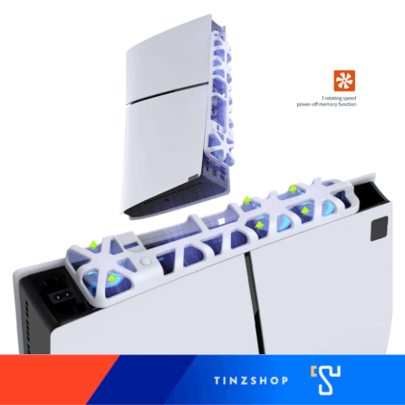 พัดลมระบายความร้อน DOBE TP5-3538 สำหรับ PLAYSTATION 5 SLIM สีขาว_2